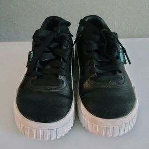 Puma leather shoes wide sole